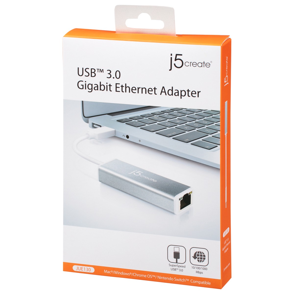 slide 6 of 9, j5create USB 3.0 Gigabit Ethernet Adapter 1 ea, 1 ct