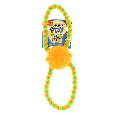 slide 1 of 1, Hartz Dura Play Tug Of Fun Double Ring Dog Toy, 1 ct