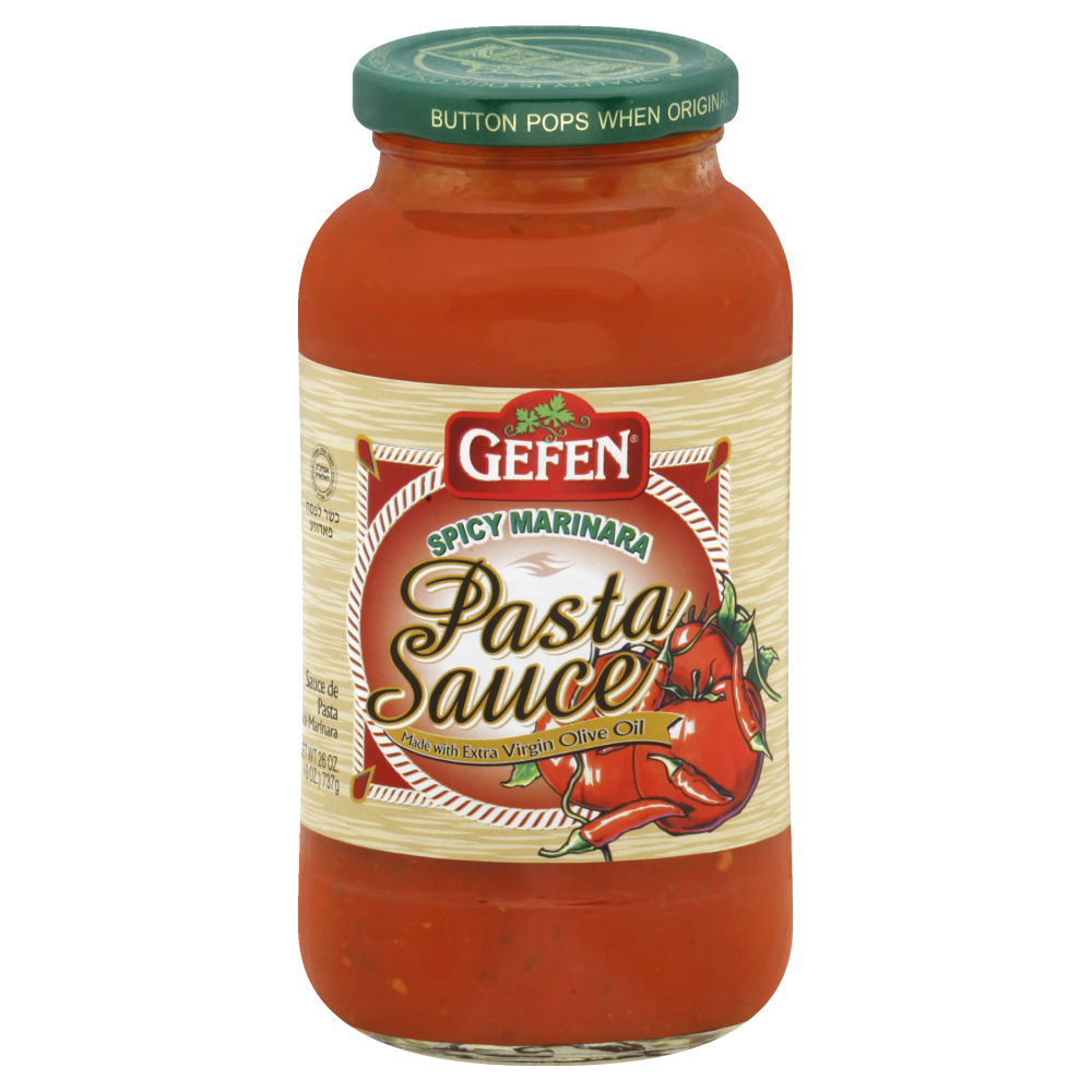 slide 1 of 1, Gefen Pasta Sauce Spicy, 25 oz