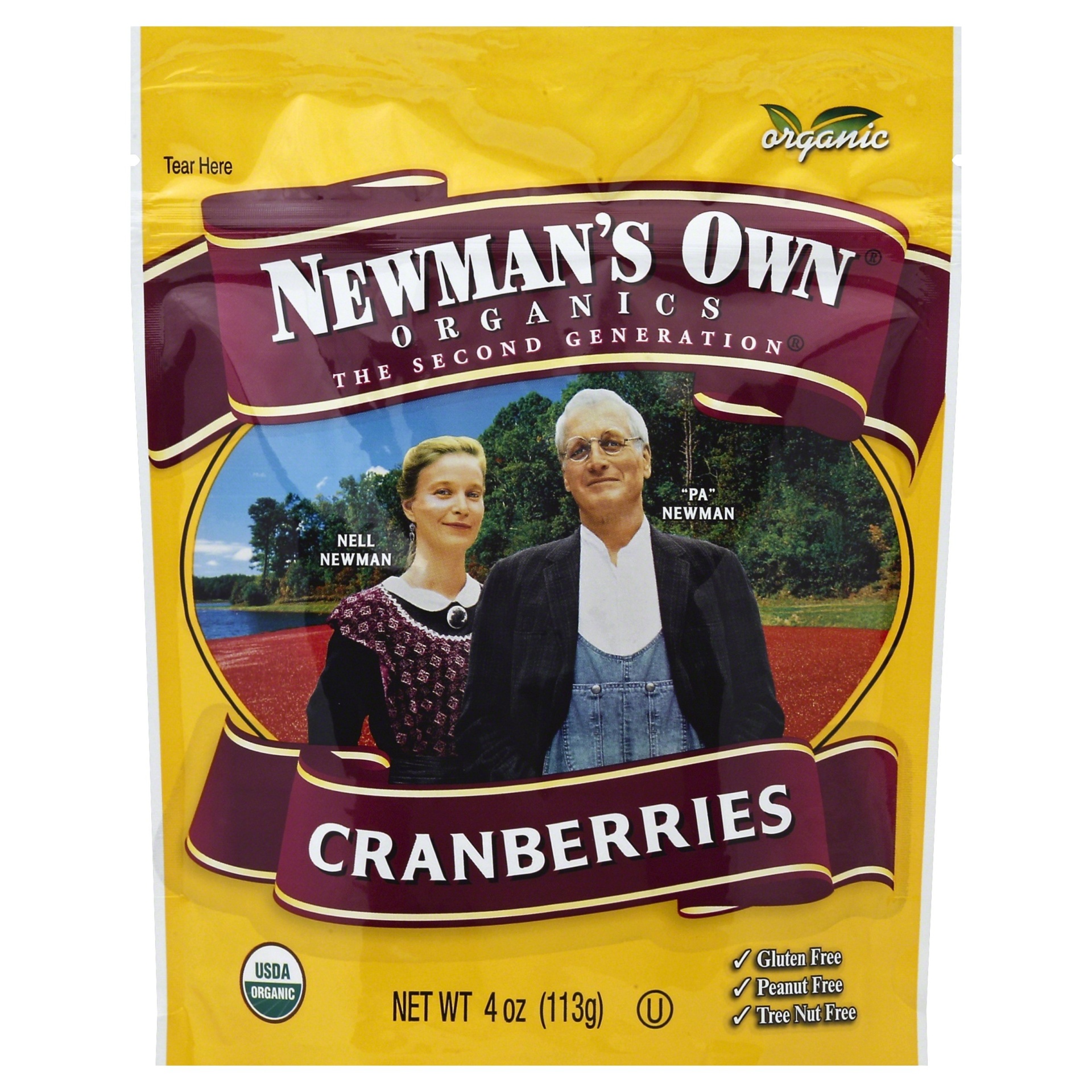 slide 1 of 4, Newman's Own Organic Cranberries, 4 oz