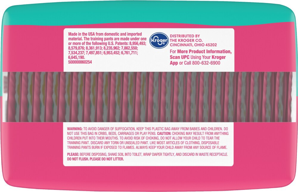 slide 4 of 6, Comforts Girl Training Pants, 3t-4t