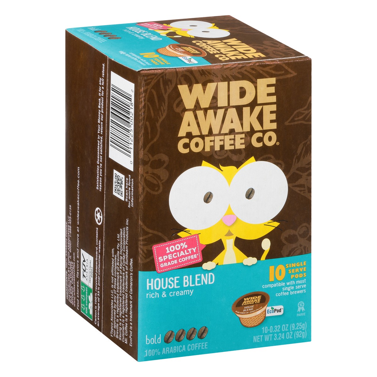 slide 5 of 9, Wide Awake Coffee Co. Single Serve Pods Bold House Blend Coffee - 10 ct, 10 ct