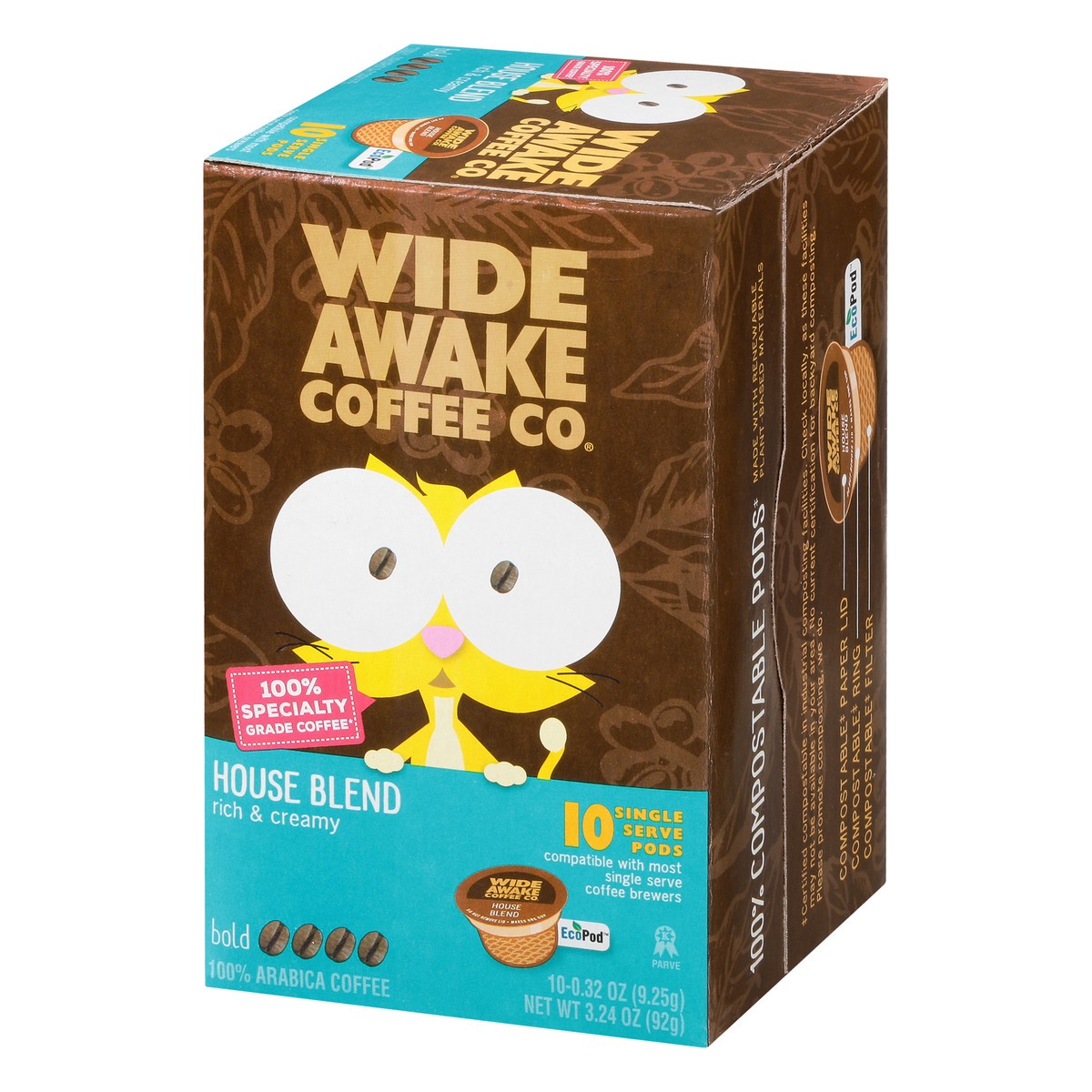 slide 7 of 9, Wide Awake Coffee Co. Single Serve Pods Bold House Blend Coffee - 10 ct, 10 ct