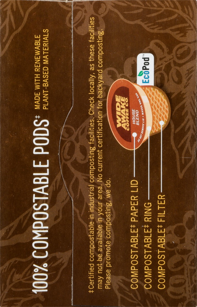 slide 8 of 9, Wide Awake Coffee Co. Single Serve Pods Bold House Blend Coffee - 10 ct, 10 ct