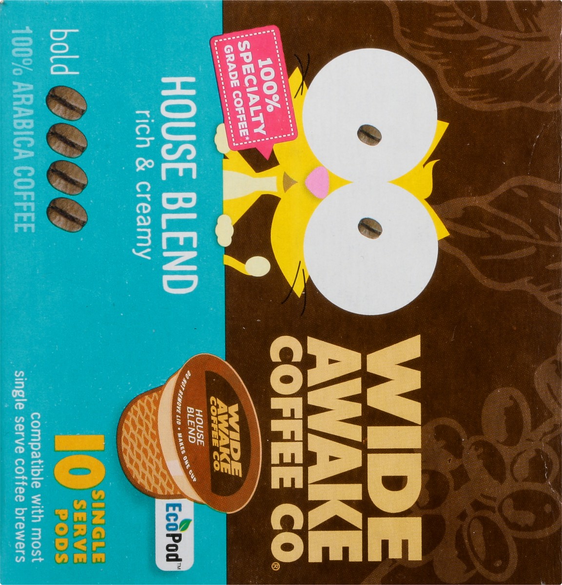 slide 4 of 9, Wide Awake Coffee Co. Single Serve Pods Bold House Blend Coffee - 10 ct, 10 ct