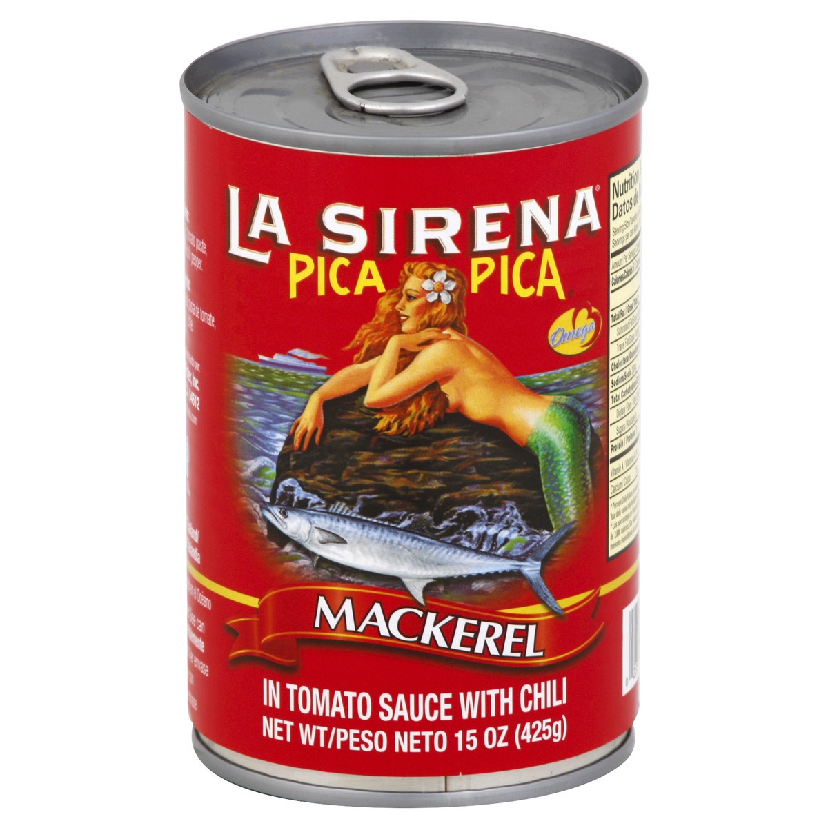 slide 2 of 3, La Sirena Mackerel 15 oz, 15 oz