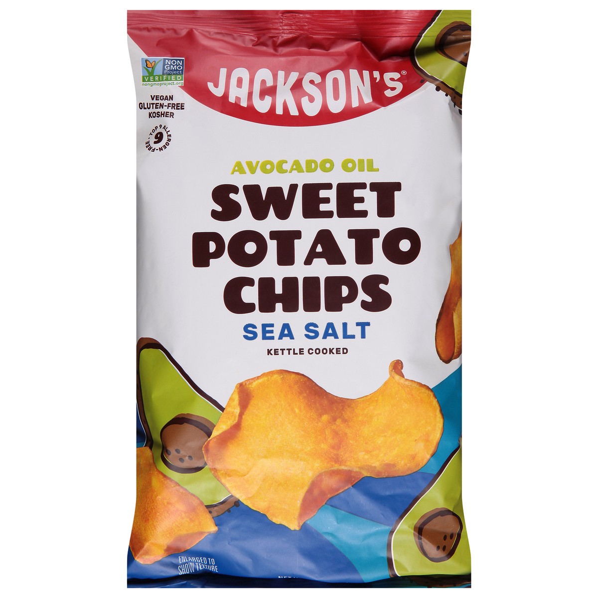 slide 1 of 12, Jackson's Sweet Sea Salt Potato Chips 5 oz, 5 oz