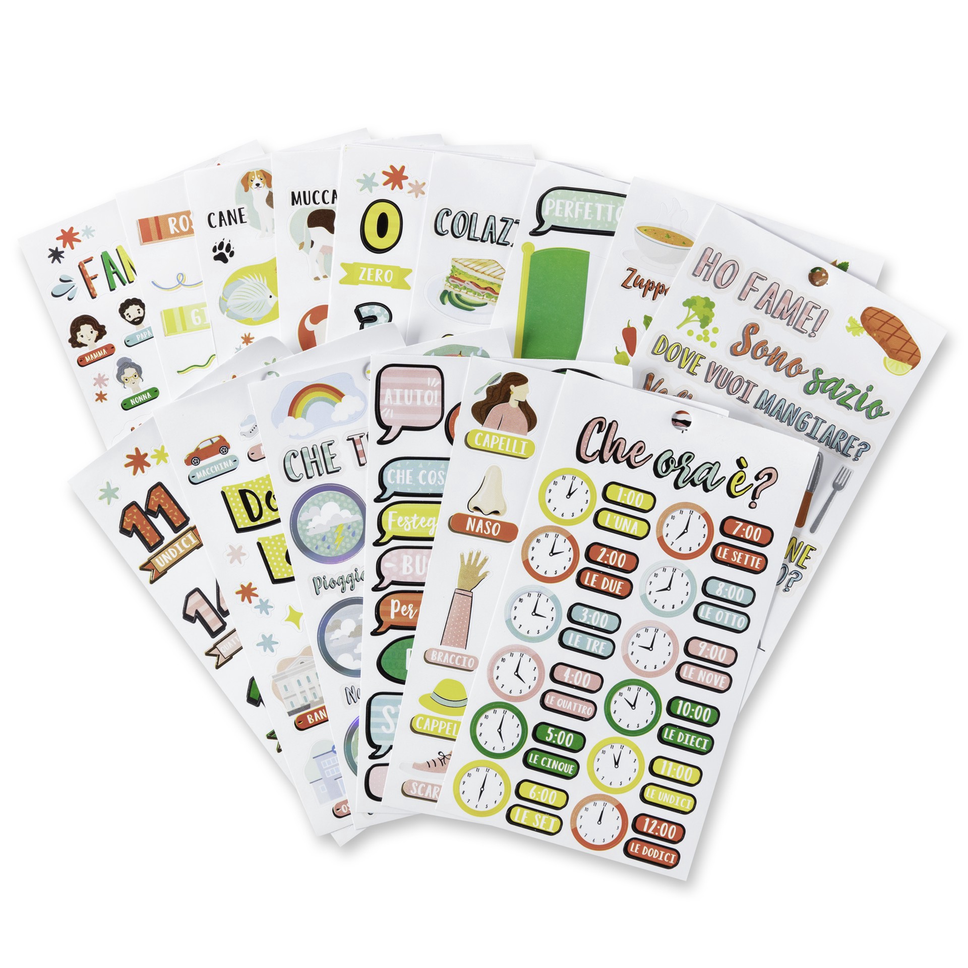 slide 2 of 4, Italy Stickers By Recollections, 4 in x 7 in