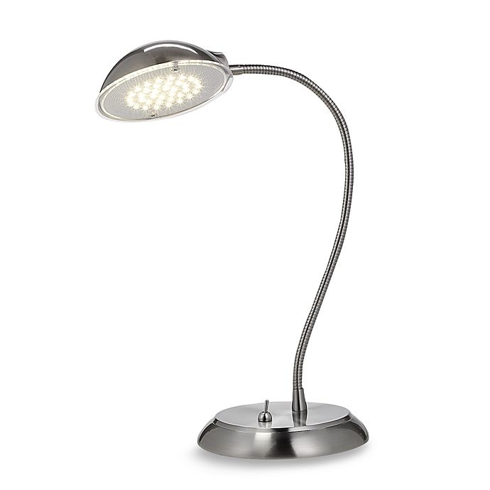 slide 1 of 3, Studio 3B LED Desk Lamp - Brushed Steel, 1 ct