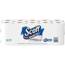 Scott One-Ply Unscented Bathroom Tissue
