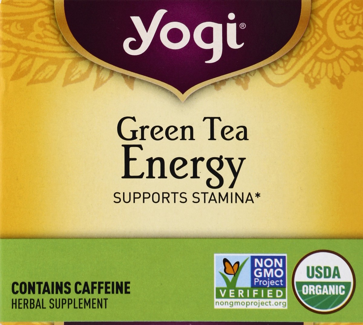 slide 2 of 4, Yogi Energy Green Tea, 16 ct