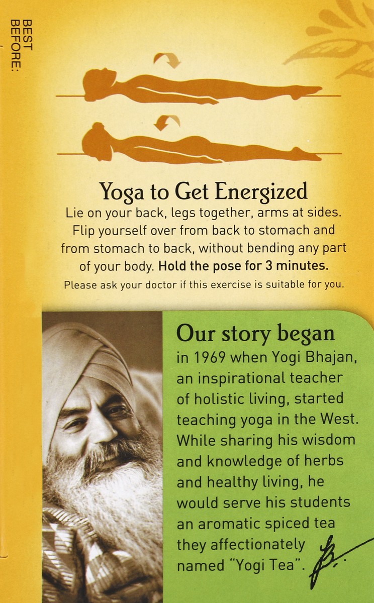 slide 3 of 4, Yogi Energy Green Tea, 16 ct