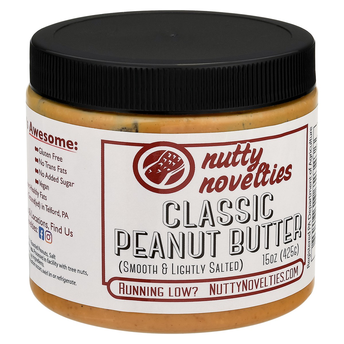 slide 8 of 9, Nutty Novelties Classic Classic Peanut Butter 15 oz, 15 oz