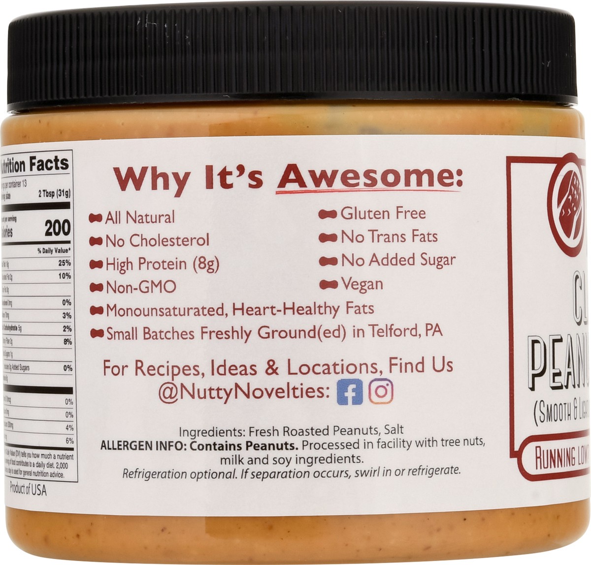 slide 2 of 9, Nutty Novelties Classic Classic Peanut Butter 15 oz, 15 oz