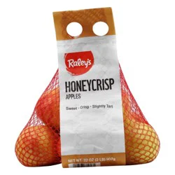 Raley's Honeycrisp Apples, Bag 32 oz