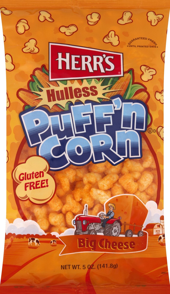 slide 5 of 6, Herr's Herrs Hulless Big Cheese Cheese Snack - 5 OZ, 5 oz