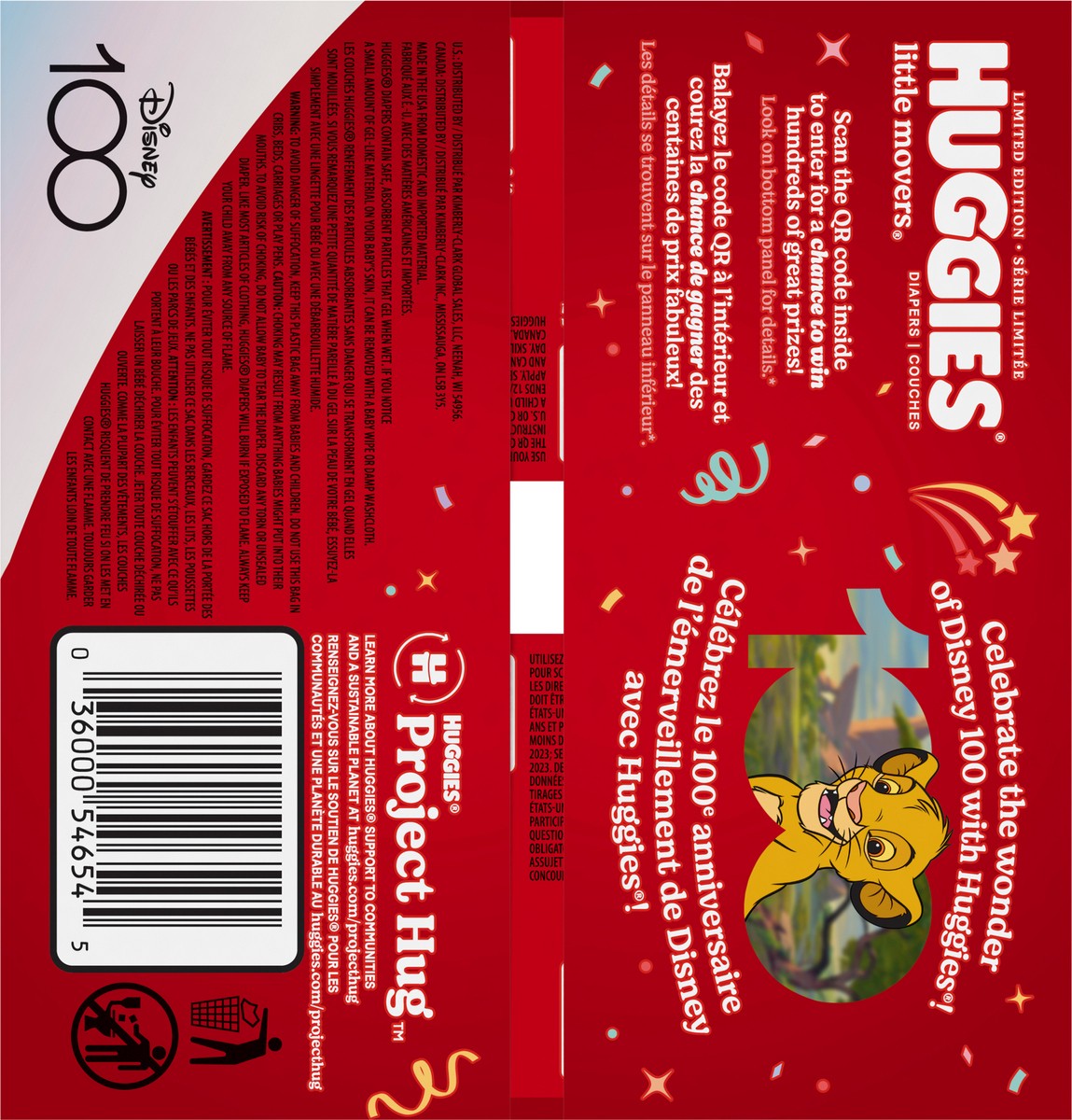 slide 7 of 9, Huggies Little Movers Baby Diapers, Size 6, 44 Ct, 44 ct