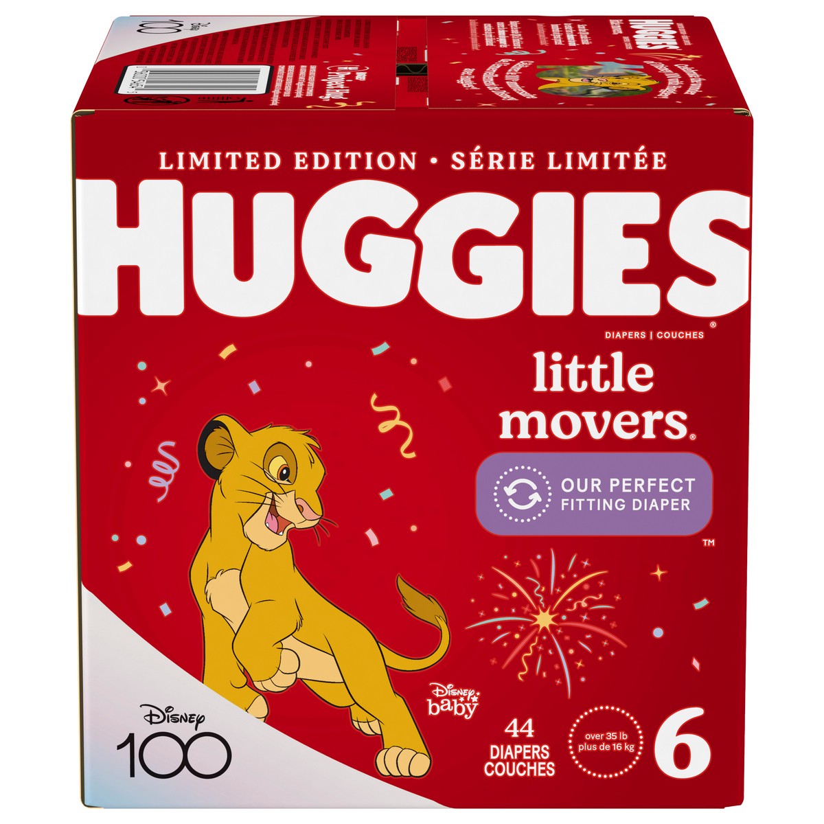 slide 1 of 9, Huggies Little Movers Baby Diapers, Size 6, 44 Ct, 44 ct