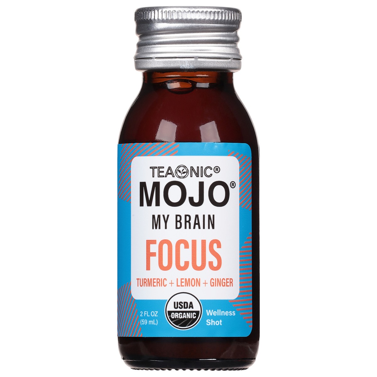 slide 2 of 4, Teaonic Mojo My Brain Focus Turmeric + Lemon + Ginger Wellness Shot 2 fl oz, 2 fl oz