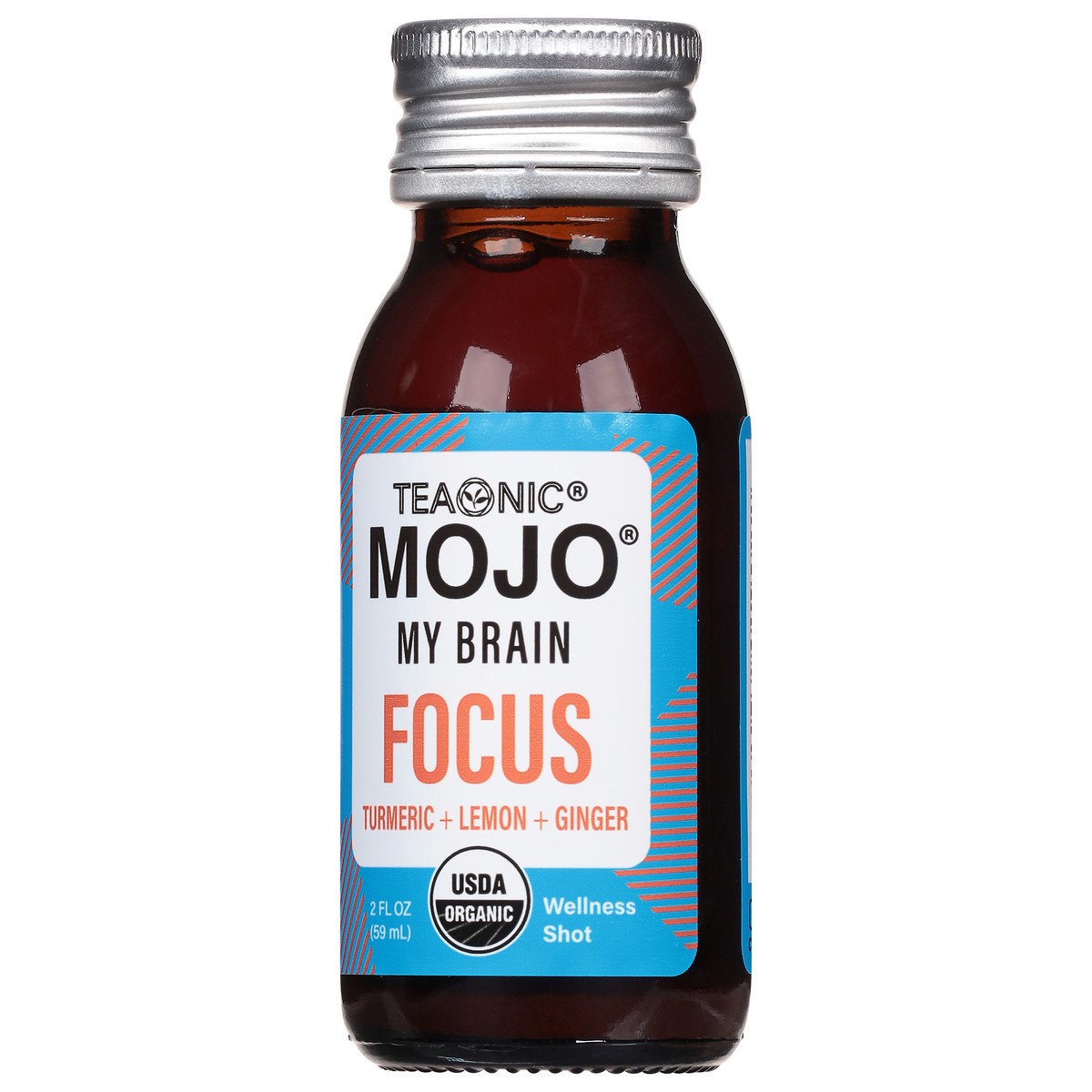 slide 3 of 4, Teaonic Mojo My Brain Focus Turmeric + Lemon + Ginger Wellness Shot 2 fl oz, 2 fl oz