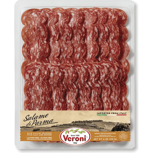 slide 1 of 1, Veroni Salame Di Parma, 4 oz