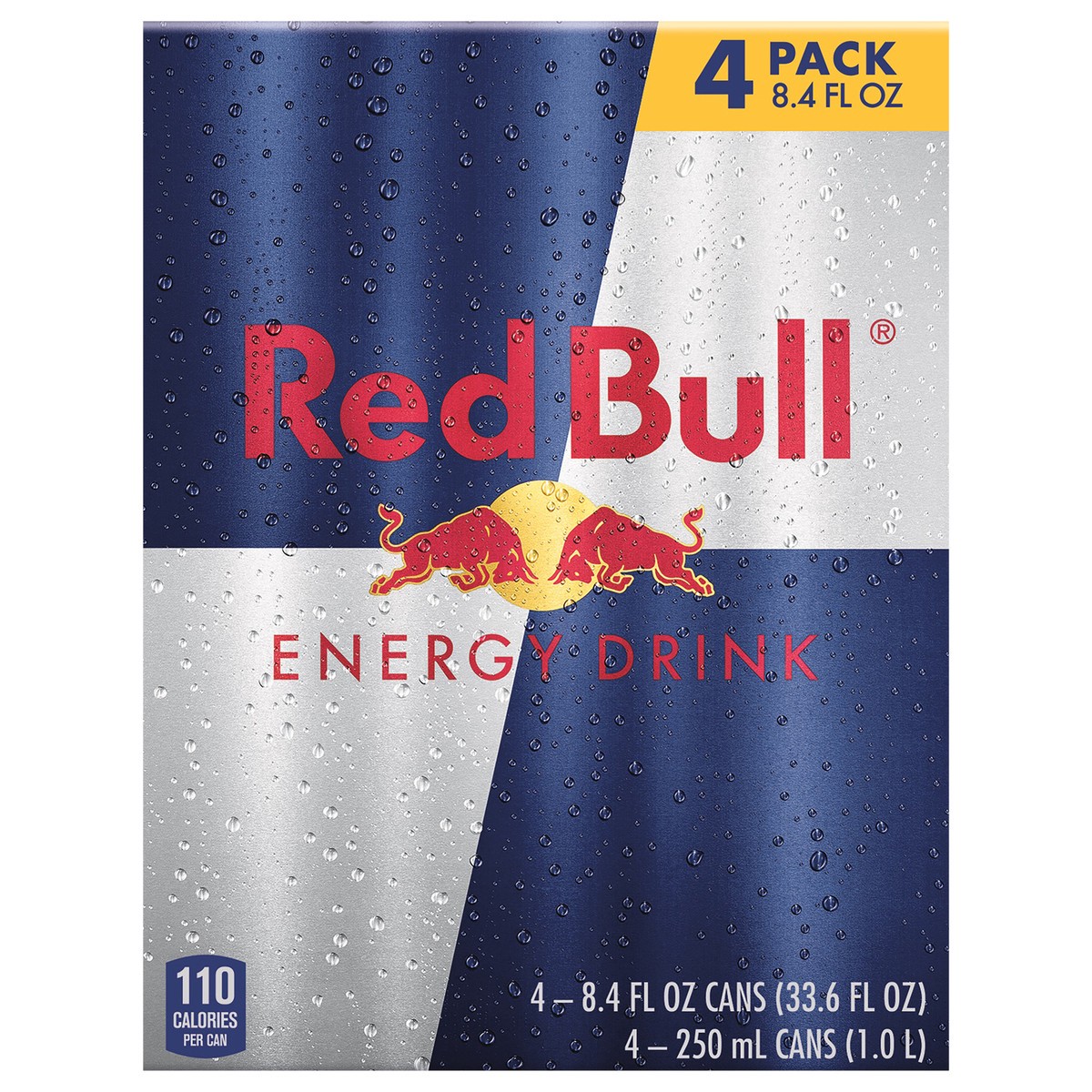 slide 5 of 9, Red Bull Energy Drink 4Pk, 33.2 oz