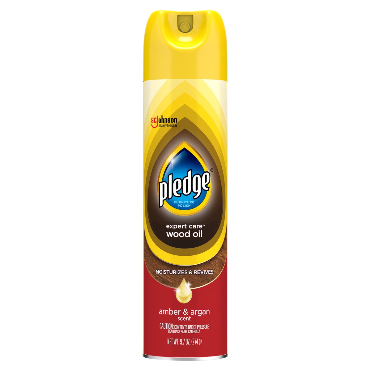 slide 1 of 22, Pledge Revive Moisturizing Oil Aerosol Furniture Cleaner, 9.7 oz