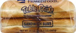 Flowers Foods Sandwich Buns 20 oz