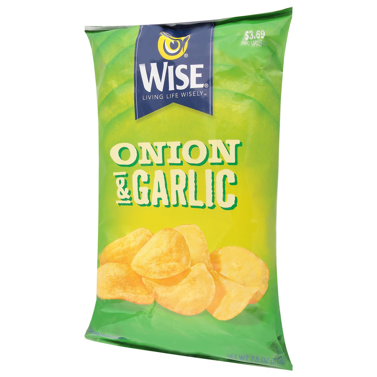slide 13 of 14, Wise Onion & Garlic Potato Chips 7.5 oz, 7.5 oz