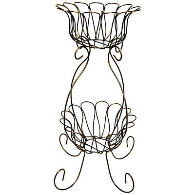 slide 1 of 1, Creative Decor Sourcing Double Petal Basket, 1 ct