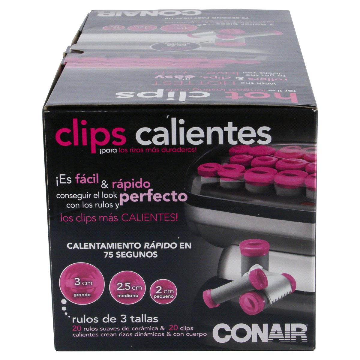 slide 4 of 5, Conair Xtreme Instant Heat Multisized Hot Rollers, 1 ct