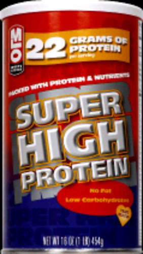 slide 1 of 1, MLO Super High Plain Protein Powder, 16 oz