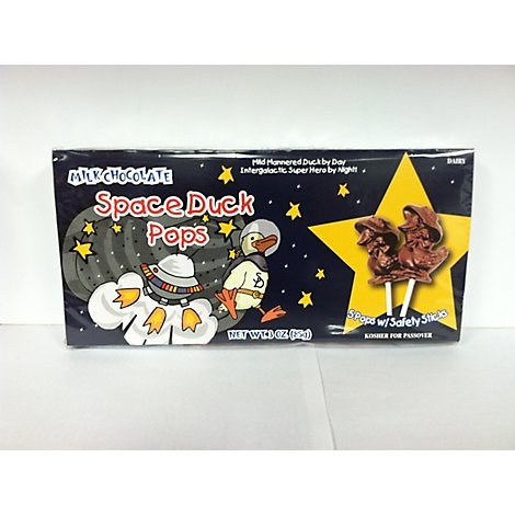 slide 1 of 1, Space Duck Milk Chocolate Pops - 3 Oz, 3 oz