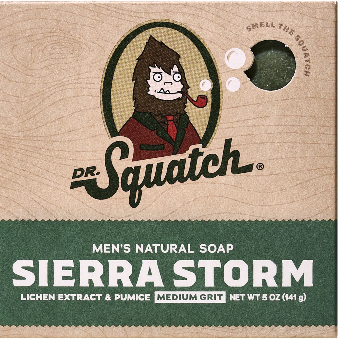 slide 1 of 1, Dr. Squatch Men's Natural Sierra Storm Soap 5 oz, 5 oz