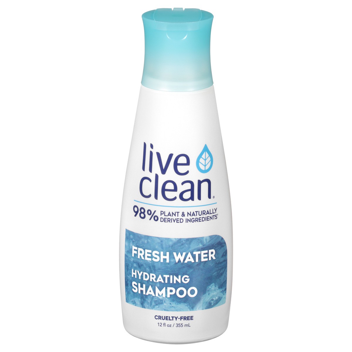 slide 1 of 7, Live Clean Fresh Water Hydrating Shampoo 12 fl. oz. Bottle, 12 fl oz