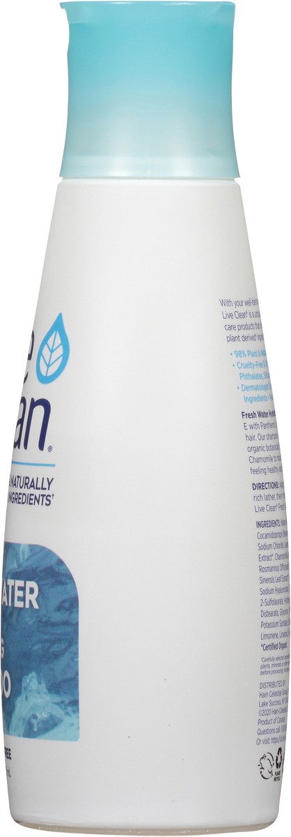 slide 6 of 7, Live Clean Fresh Water Hydrating Shampoo 12 fl. oz. Bottle, 12 fl oz