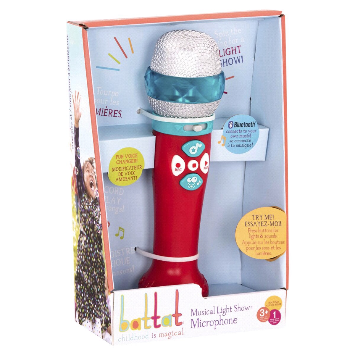 slide 1 of 1, Battat Lights & Sounds Microphone, 1 ct