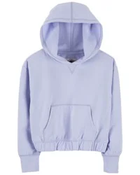 Oshkosh Kid Hooded Fleece Pullover Light Purple 14