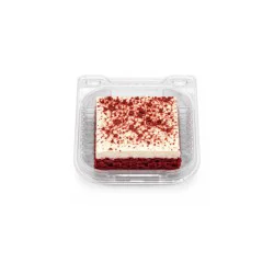 Red Velvet Cake Square With Cream Cheese Icing