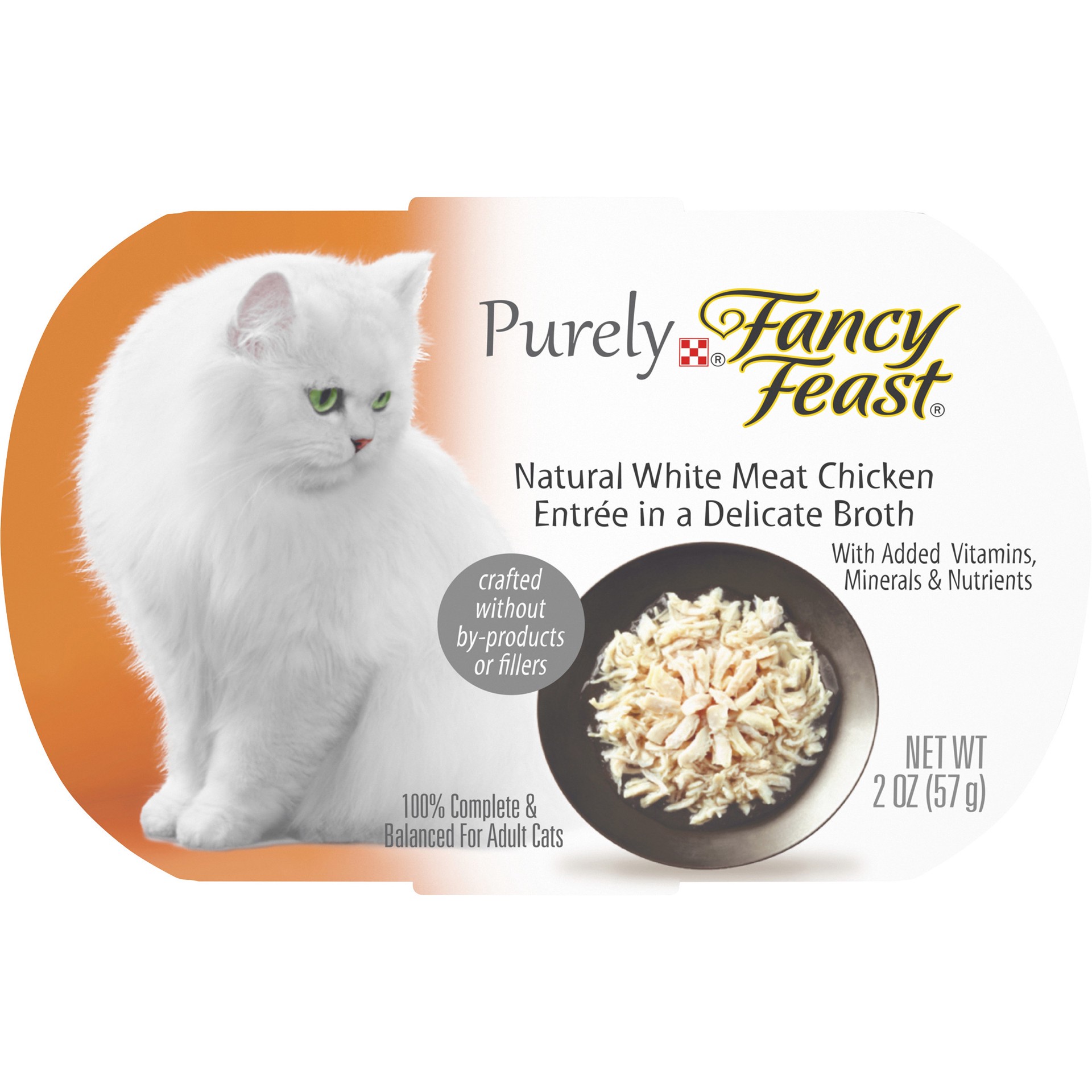 slide 1 of 9, Fancy Feast Chicken Cat Food, 2 oz