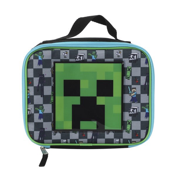 slide 5 of 10, Bioworld Minecraft Backpack With Printed Water Bottle, Utility Case And Keychain, Multicolor, 1 ct