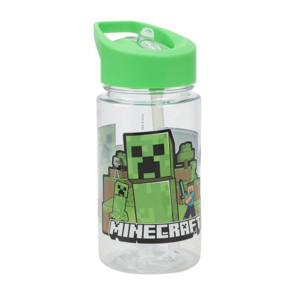 slide 9 of 10, Bioworld Minecraft Backpack With Printed Water Bottle, Utility Case And Keychain, Multicolor, 1 ct