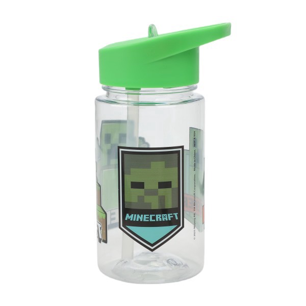 slide 2 of 10, Bioworld Minecraft Backpack With Printed Water Bottle, Utility Case And Keychain, Multicolor, 1 ct