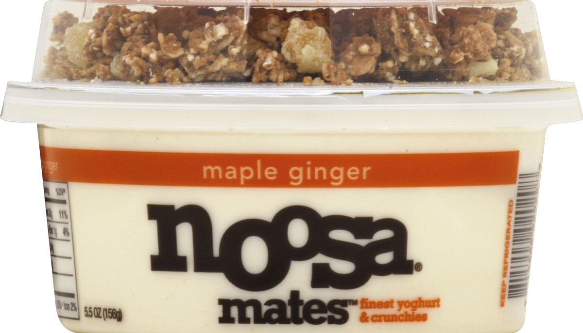 slide 3 of 3, Noosa Mates Maple Ginger Finest Yogurt And Crunchies, 5.5 oz