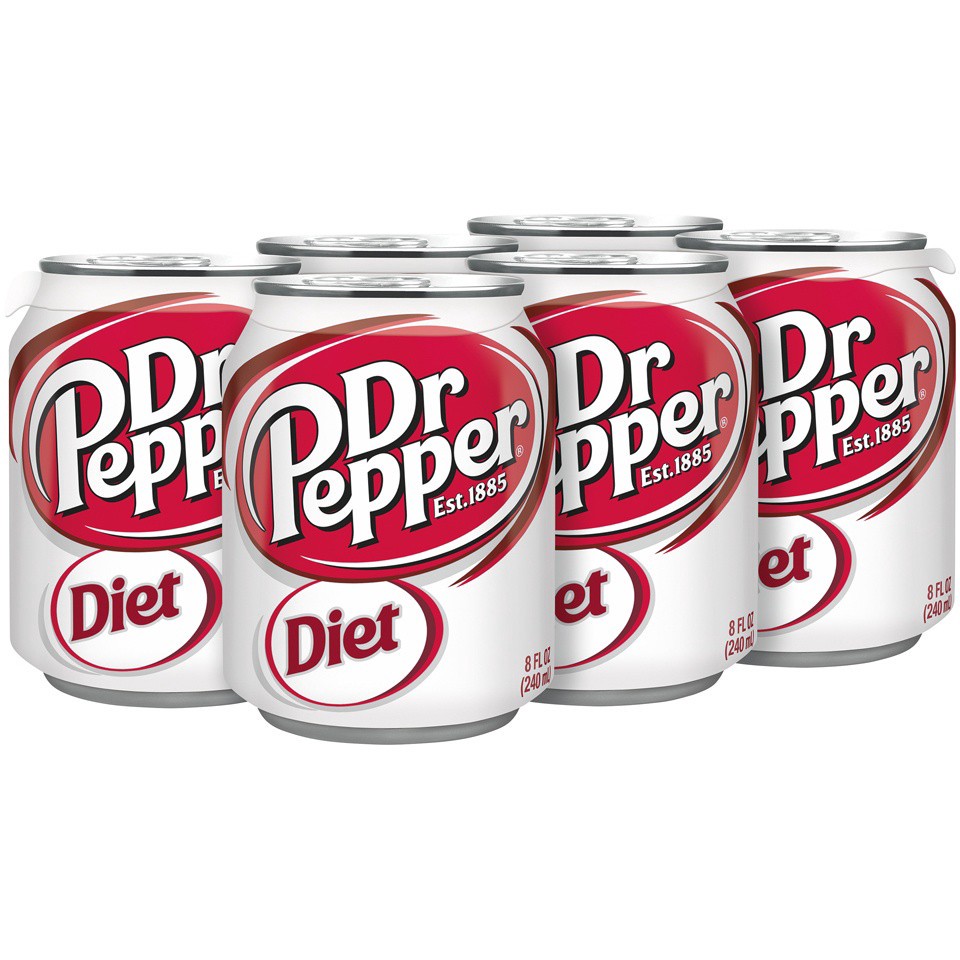 slide 3 of 3, Dr Pepper Diet Dr Pepper Soda- 6 ct, 6 ct