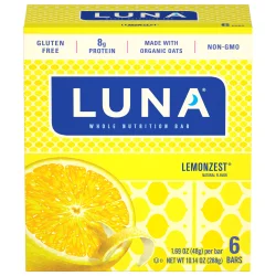 Luna Lemon Zest Nutrition Bar
