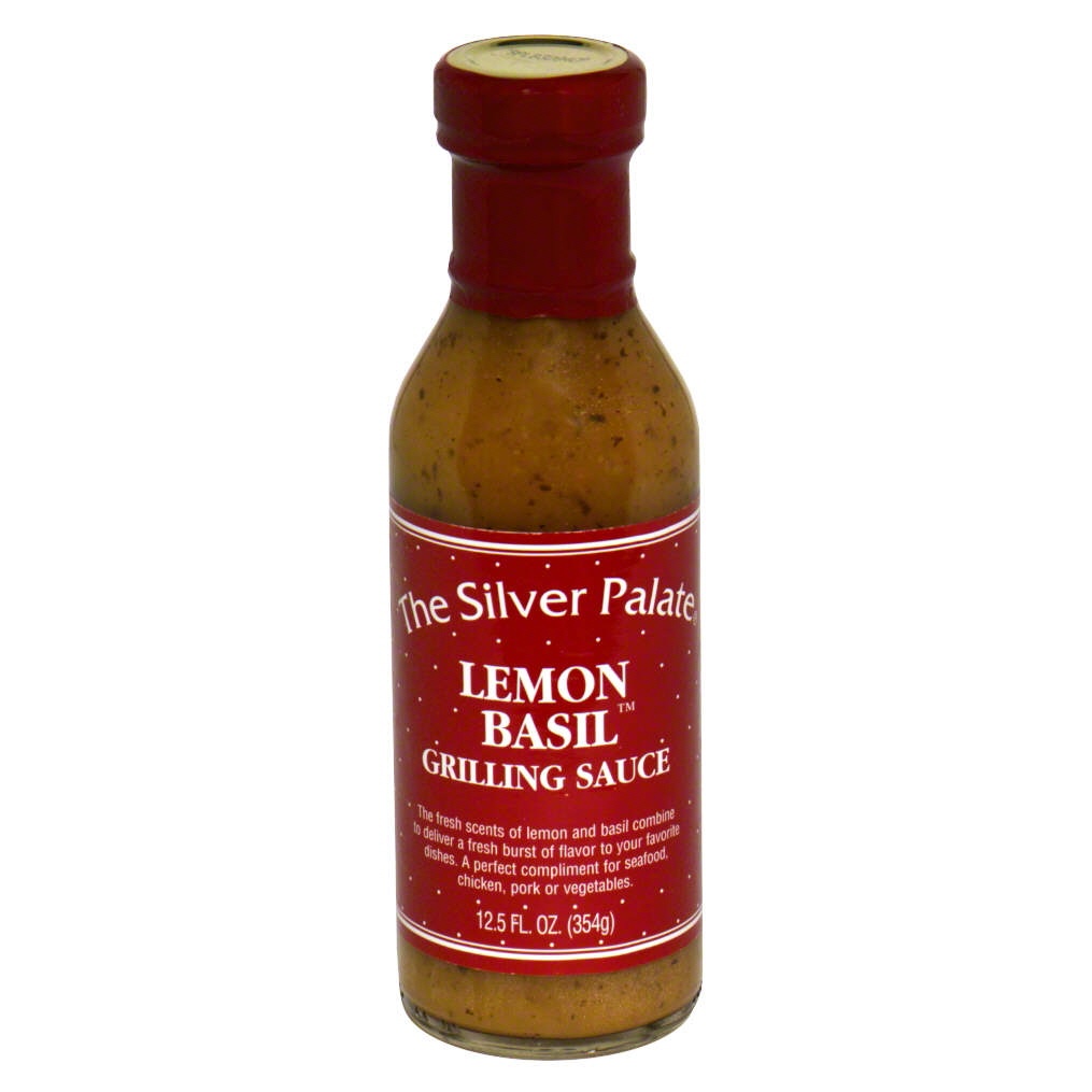 slide 1 of 1, Silver Palate Silver Palate Lemon Basil Grilling Sauce, 12.5 oz