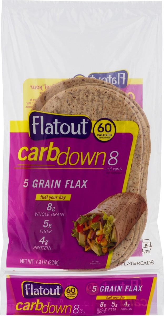 slide 6 of 9, Flatout Newgem Sandwich Wraps Carrot - 2.3 OZ, 2.3 oz