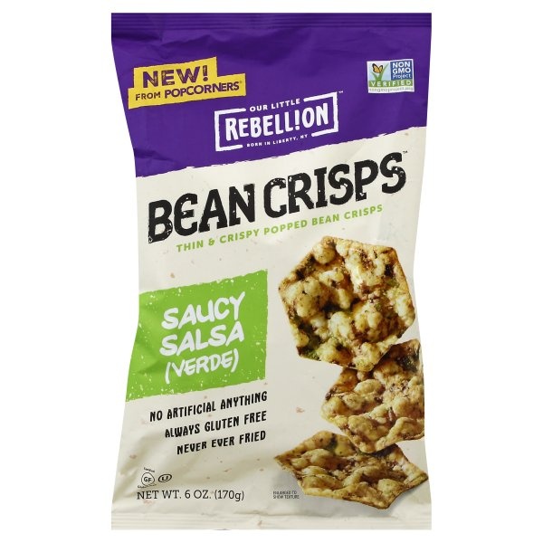 slide 1 of 1, PopCorners Popcrn Pop Bean Crisp,Salsa, 6 oz