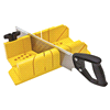 slide 3 of 9, Stanley Saw with Clamp Miter Box, 1 ct